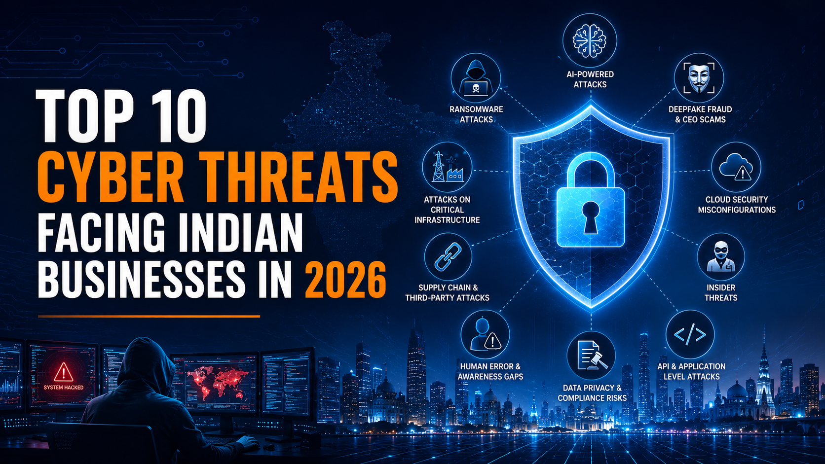 Top 10 Cyber Threats Facing Indian Businesses in 2026